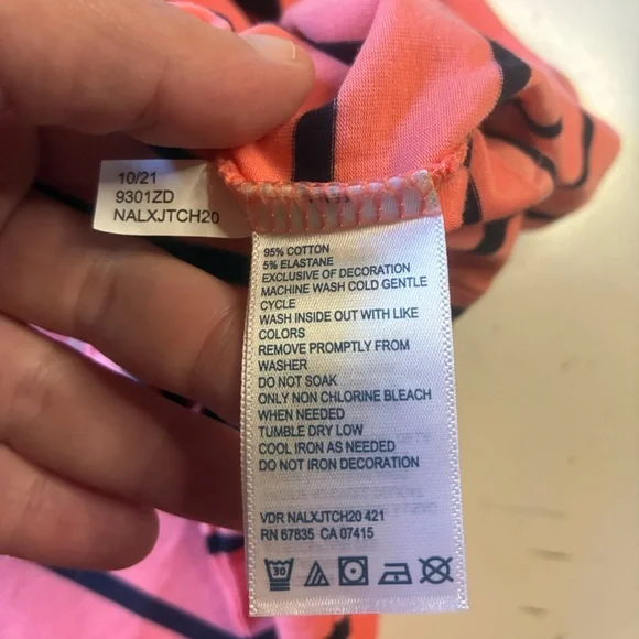 Nautica Women's Breton Sleeveless V-Neck Stretch Cotton Polo Dress, Size Medium - Picture 13 of 16